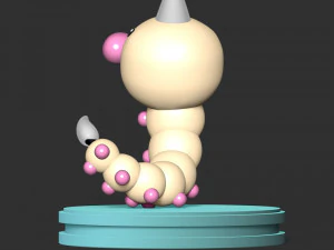 Weedle - Pokemon Go 3D Print Model