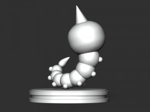Weedle - Pokemon Go Model do druku 3D
