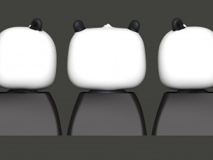 Panda Keycap Modèles 3D en vedette