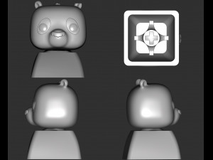 Panda Keycap Modèles 3D en vedette