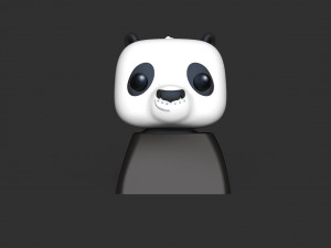 Panda Keycap Modèles 3D en vedette