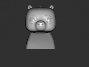 Panda Keycap Modèles 3D en vedette
