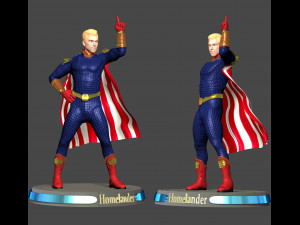 Homelander - The Boys 3D 프린트 모델