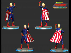 Homelander - The Boys 3D 프린트 모델