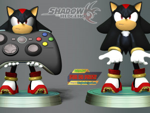 Shadow The Hedgehog Model Cetak 3D