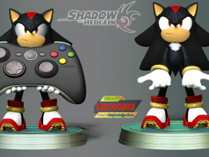 Shadow The Hedgehog 3D Print Model