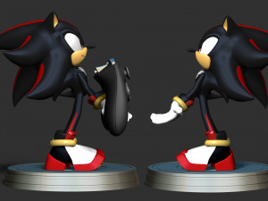 Shadow The Hedgehog Model Cetak 3D