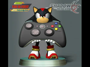Shadow The Hedgehog 3D Print Model