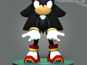 Shadow The Hedgehog Model Cetak 3D