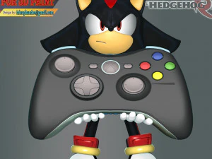 Shadow The Hedgehog 3D Print Model
