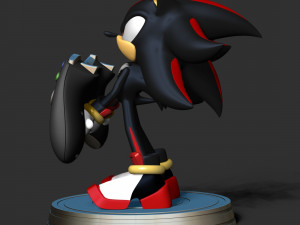 Shadow The Hedgehog Model Cetak 3D