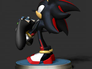 Shadow The Hedgehog 3D Print Model