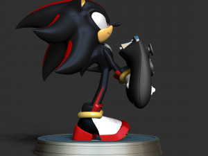 Shadow The Hedgehog Model Cetak 3D