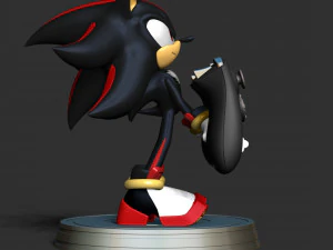 Shadow The Hedgehog 3D Print Model