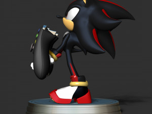 Shadow The Hedgehog Model Cetak 3D