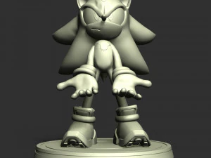 Shadow The Hedgehog 3D Print Model