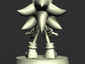 Shadow The Hedgehog Model Cetak 3D