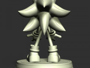Shadow The Hedgehog 3D Print Model