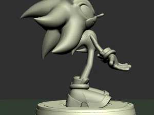 Shadow The Hedgehog 3D Print Model