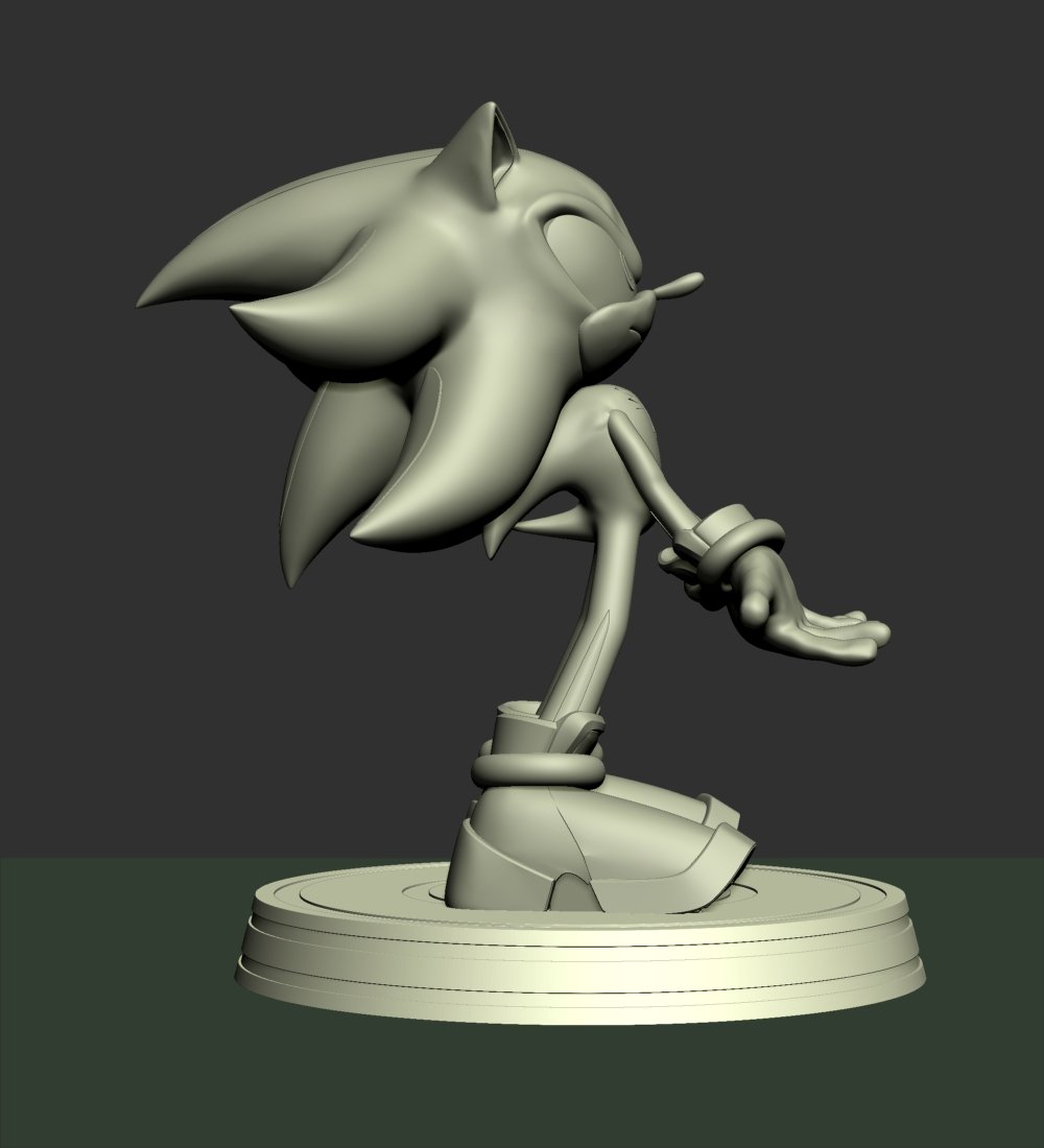 3D file Shadow the Hedgehog 🦔・3D printable model to download・Cults