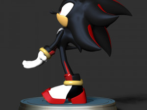 Shadow The Hedgehog Model Cetak 3D