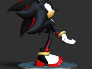 Shadow The Hedgehog 3D Print Model