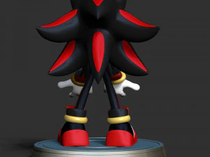 Shadow The Hedgehog 3D Print Model