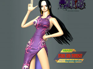 보아 핸콕 - 원피스 3D 프린트 모델