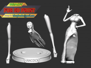 Boa Hancock - One Piece 3Dプリントモデル