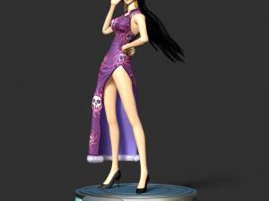 Boa Hancock - One Piece 3Dプリントモデル