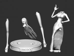 Boa Hancock - One Piece 3Dプリントモデル