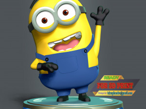 Dave The Minion Modèles 3D en vedette