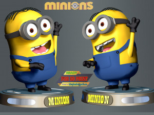 Dave The Minion Modèles 3D en vedette