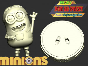 Dave The Minion Modèles 3D en vedette