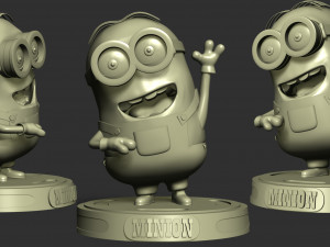 Dave The Minion Modèles 3D en vedette
