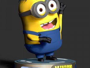 Dave The Minion Modèles 3D en vedette