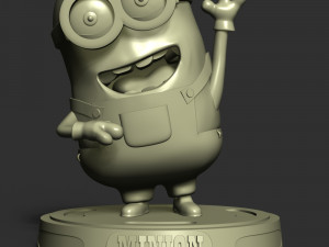 Dave The Minion Modèles 3D en vedette