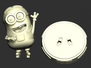 Dave The Minion Modèles 3D en vedette