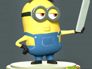 The Minion Selfie 3D Print Model