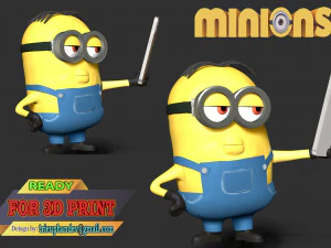 The Minion Selfie 3D Print Model