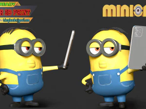 The Minion Selfie 3D Print Model