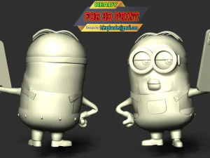 The Minion Selfie 3D Print Model
