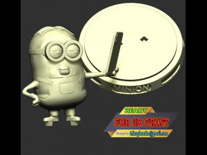 The Minion Selfie 3D Print Model