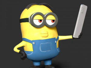 The Minion Selfie 3D Print Model