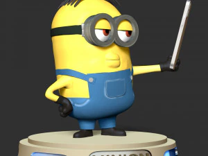 The Minion Selfie 3D Print Model