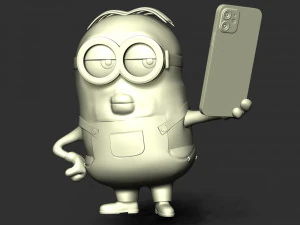 The Minion Selfie 3D Print Model