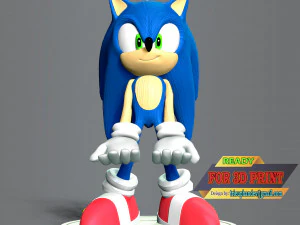 ソニック・ザ・ヘッジホッグ 3Dプリントモデル
