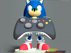Sonic the Hedgehog 3D Print Model