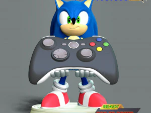 Sonic the Hedgehog 3D Print Model