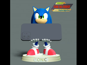 Sonic the Hedgehog 3D Print Model